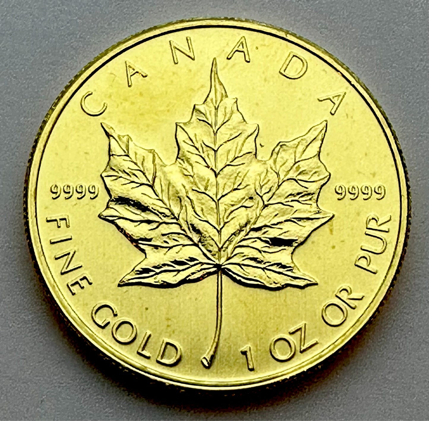 2009 Canada 1 Ounce Gold Maple Leaf