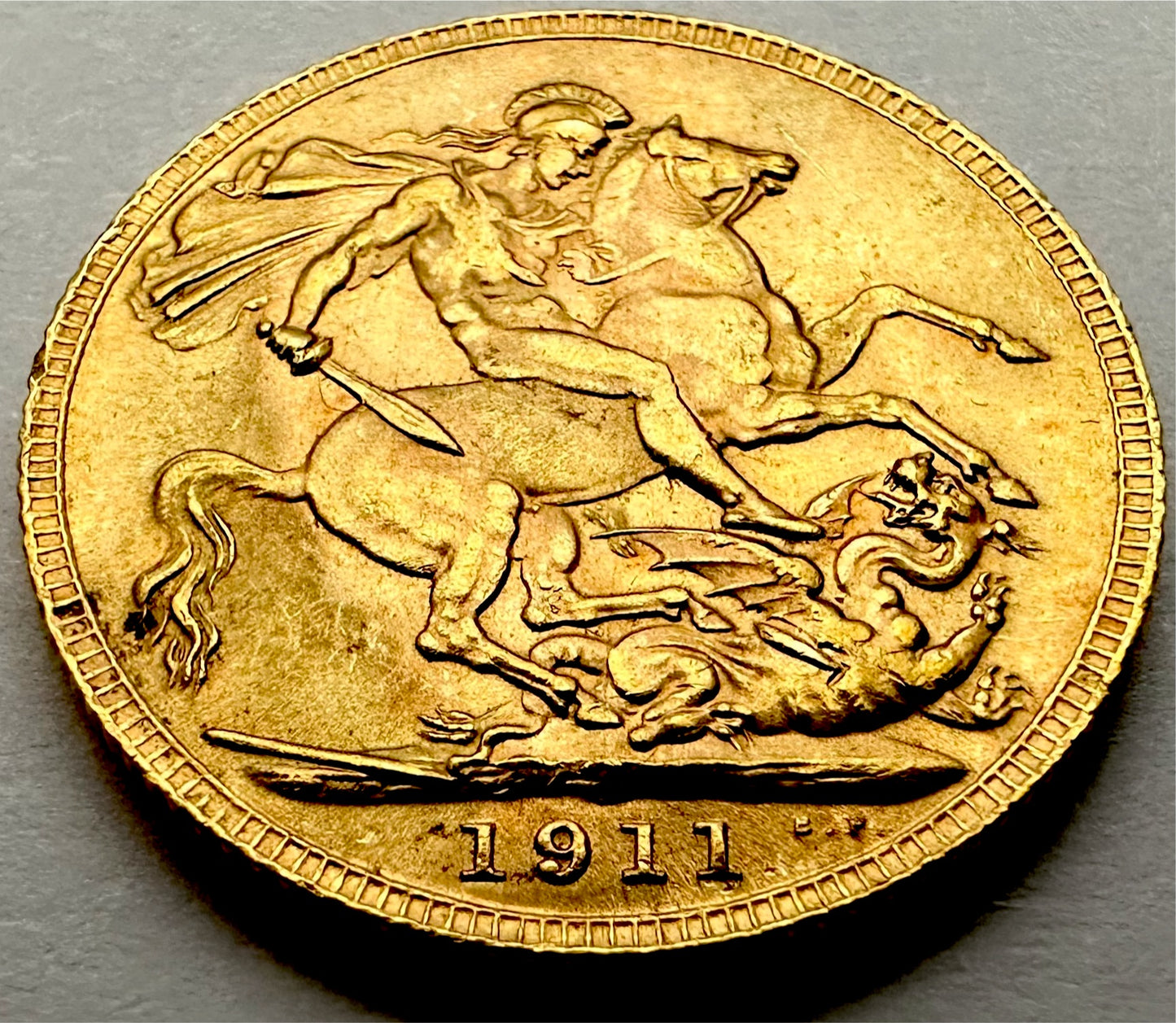 1911 King Edward VII Gold Full Sovereign