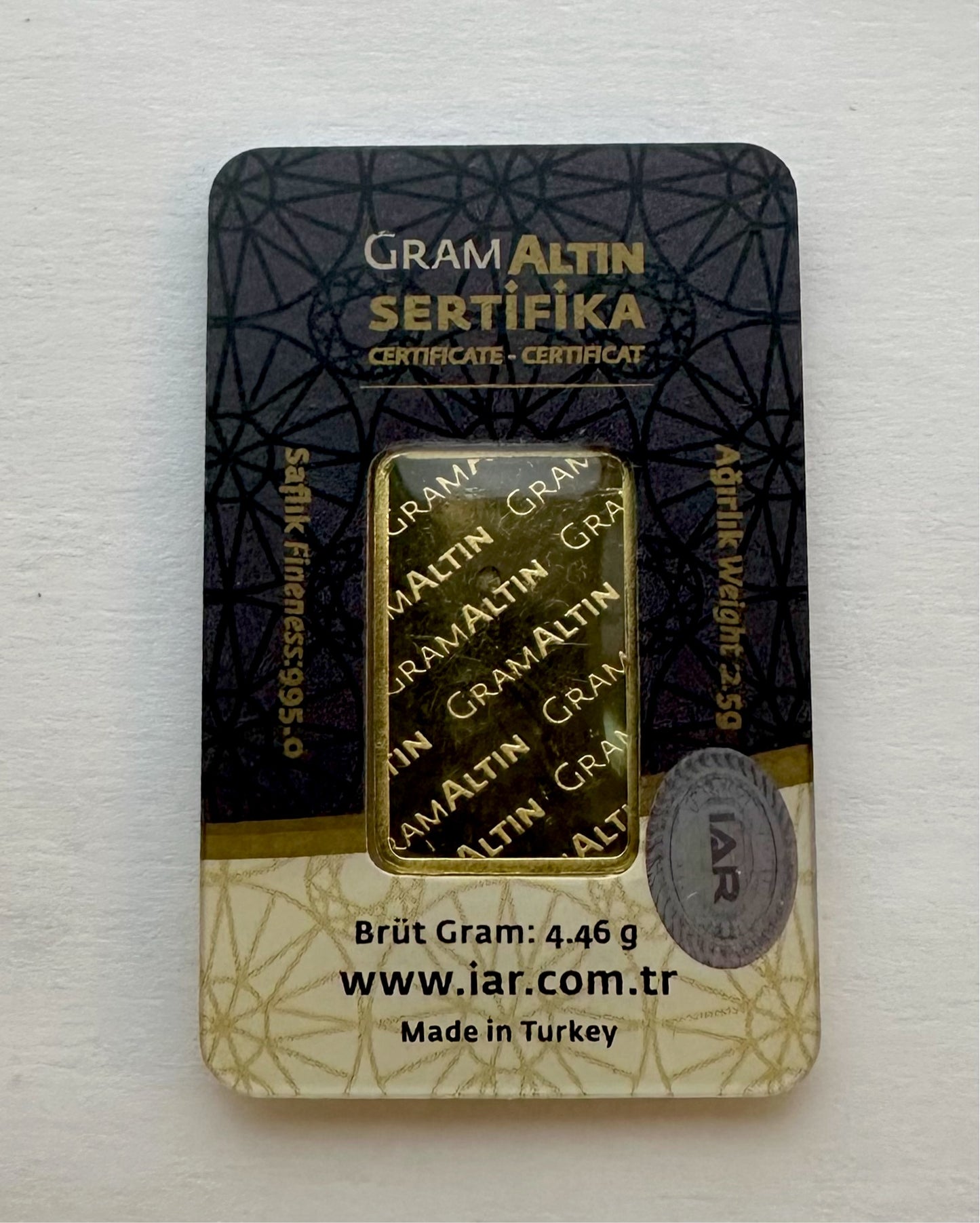 Istanbul 2.5 Gram 24ct Gold Bar - 1920938