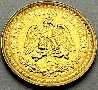 1945 Gold Mexico 2.5 Pesos