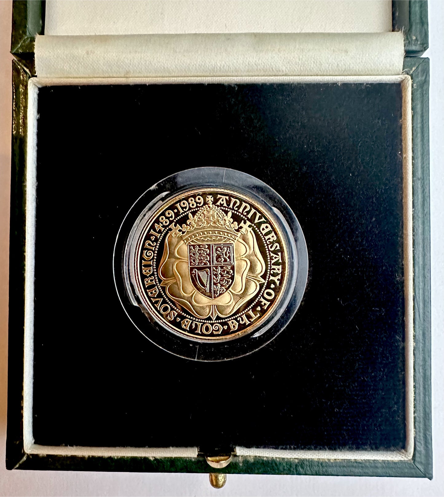 1989 Tudor Rose Gold Proof Double Sovereign