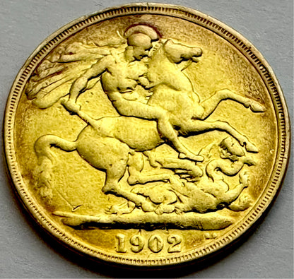 1902 King Edward Double Sovereign