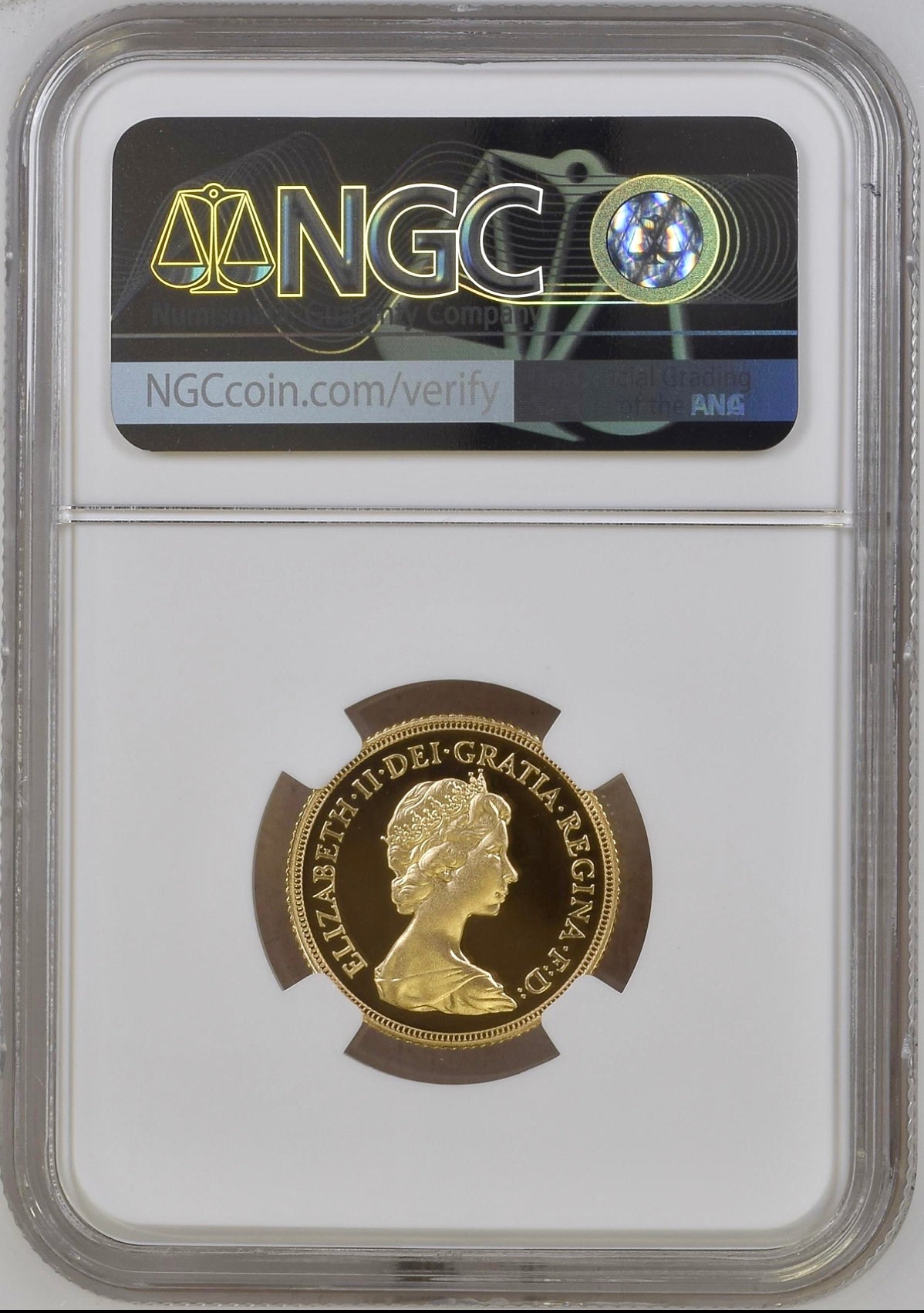 1981 QEII Gold Proof Full Sovereign NGC PF69UCAM